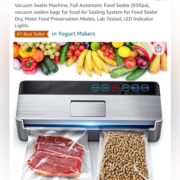 Kitchen Vacuum Sealer Poshmark